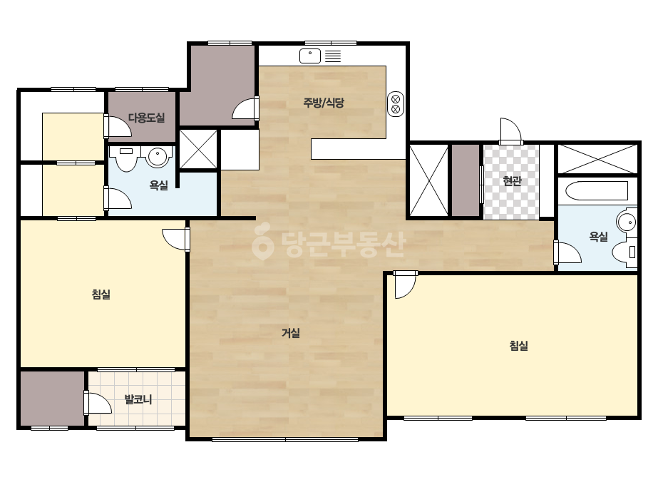 확장 평면도