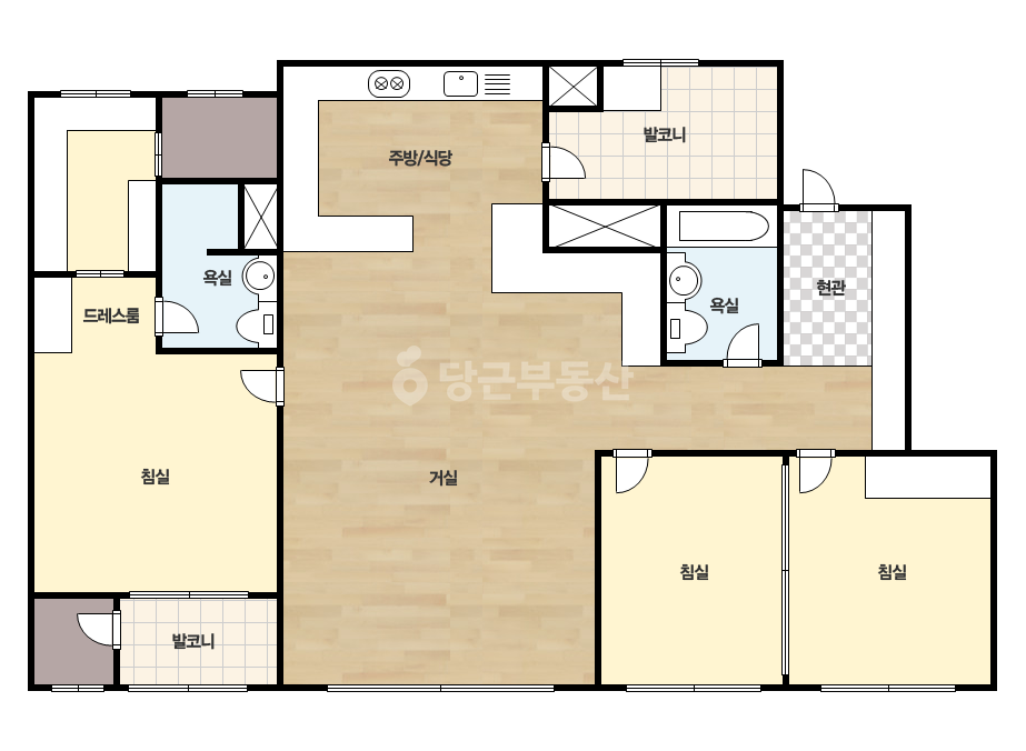 확장 평면도