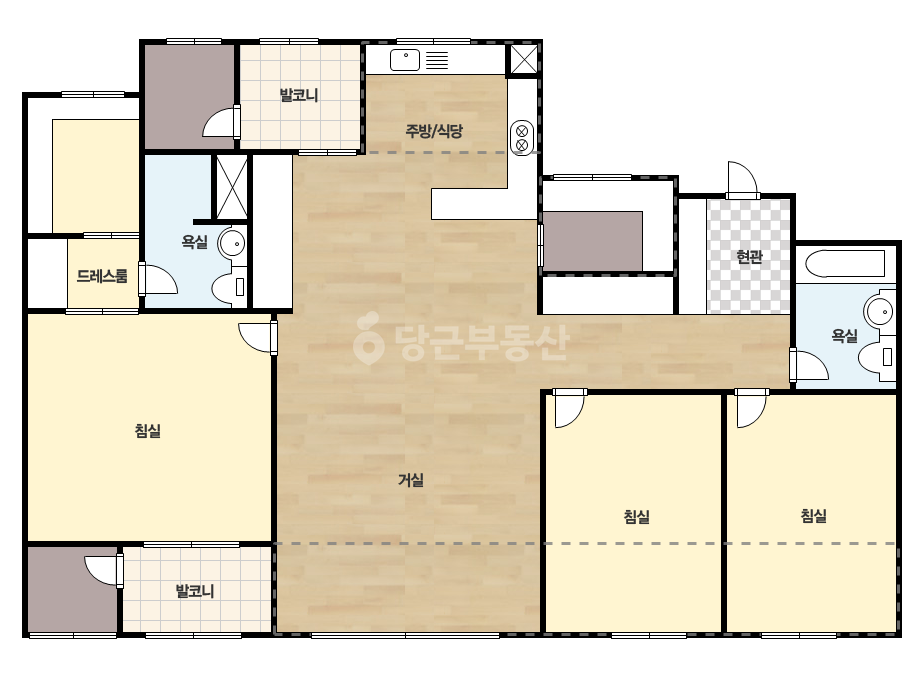 확장 평면도