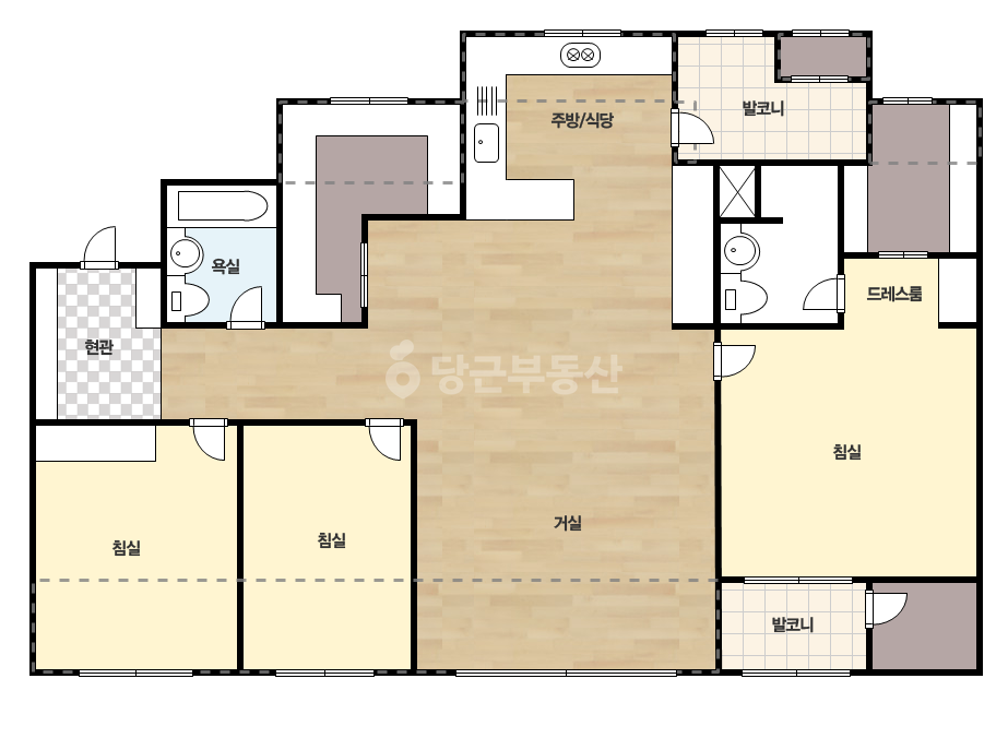 확장 평면도