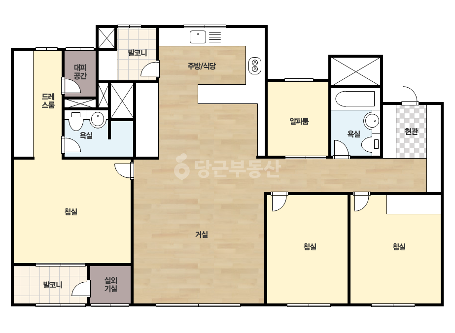 확장 평면도