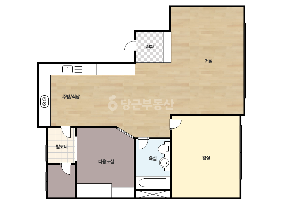 확장 평면도