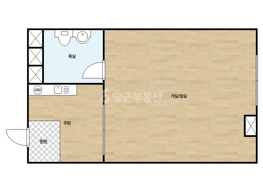 확장 평면도