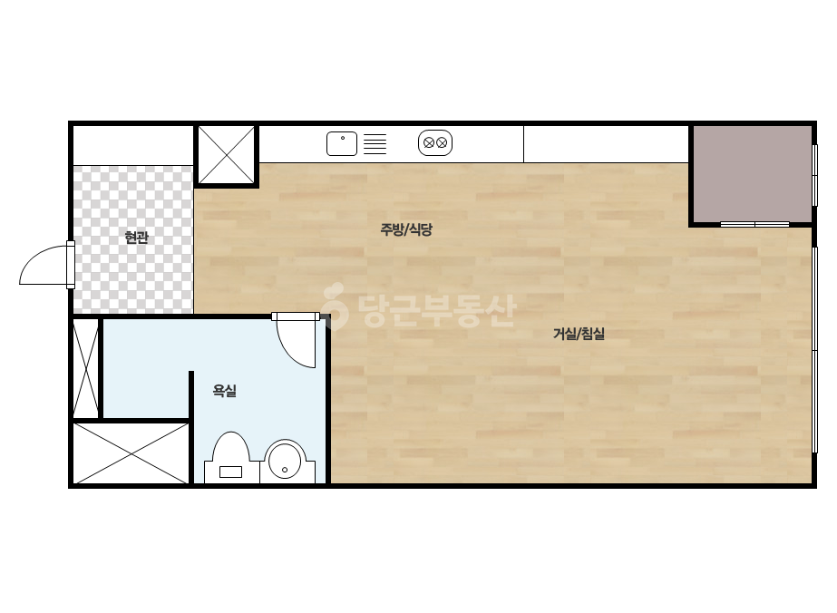 확장 평면도
