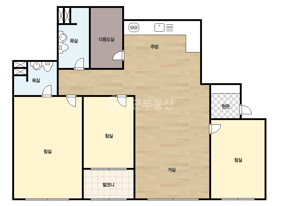확장 평면도