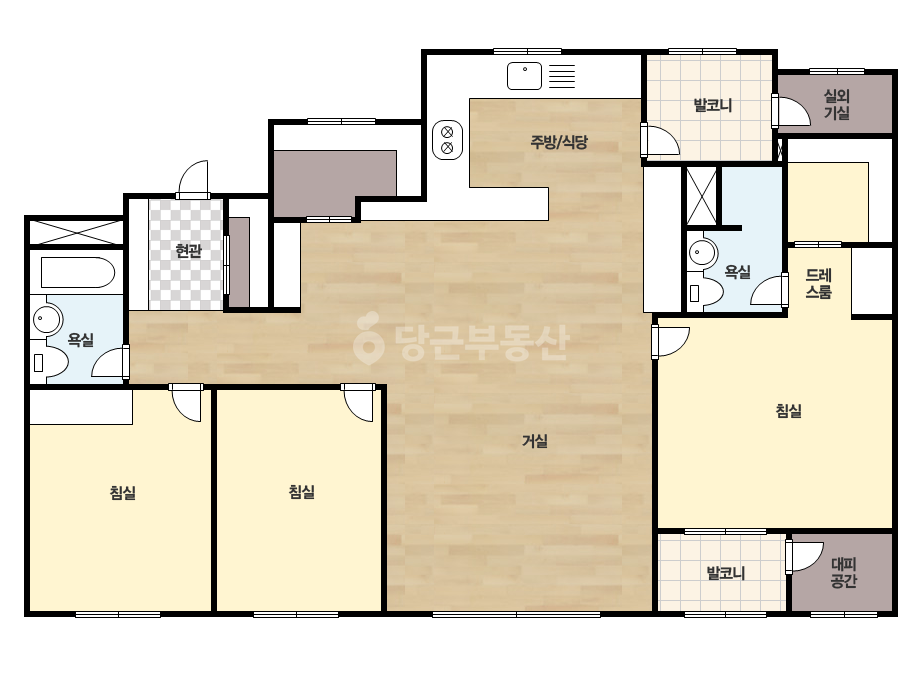 확장 평면도