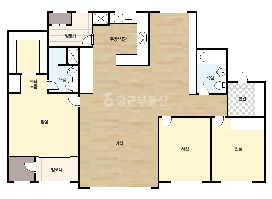 확장 평면도