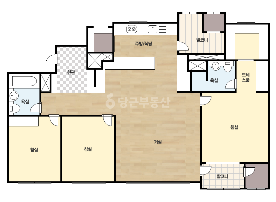 확장 평면도