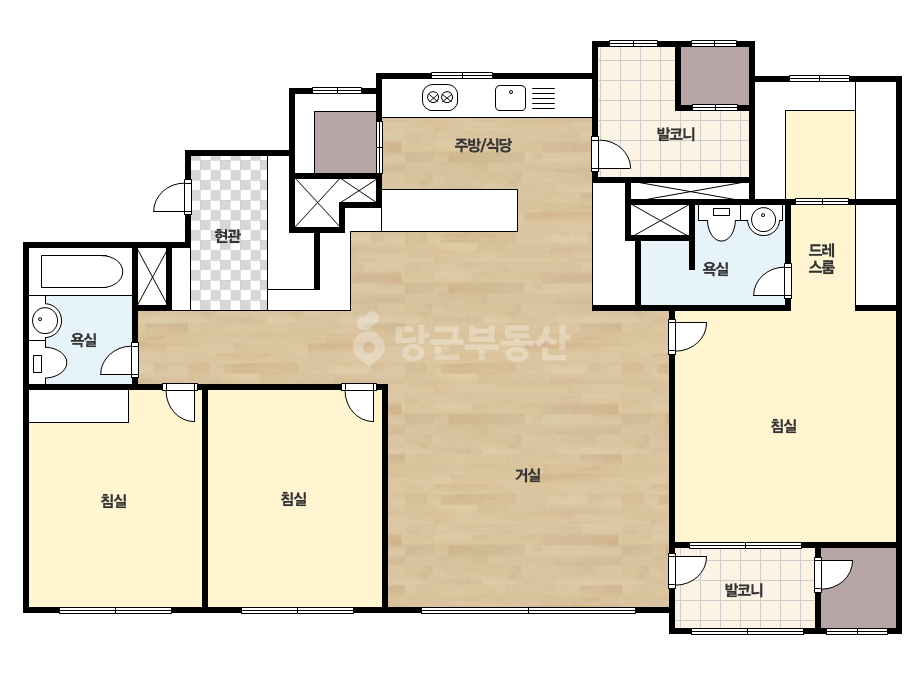 확장 평면도