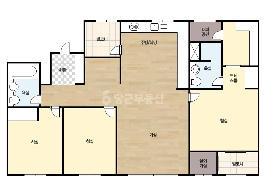 확장 평면도