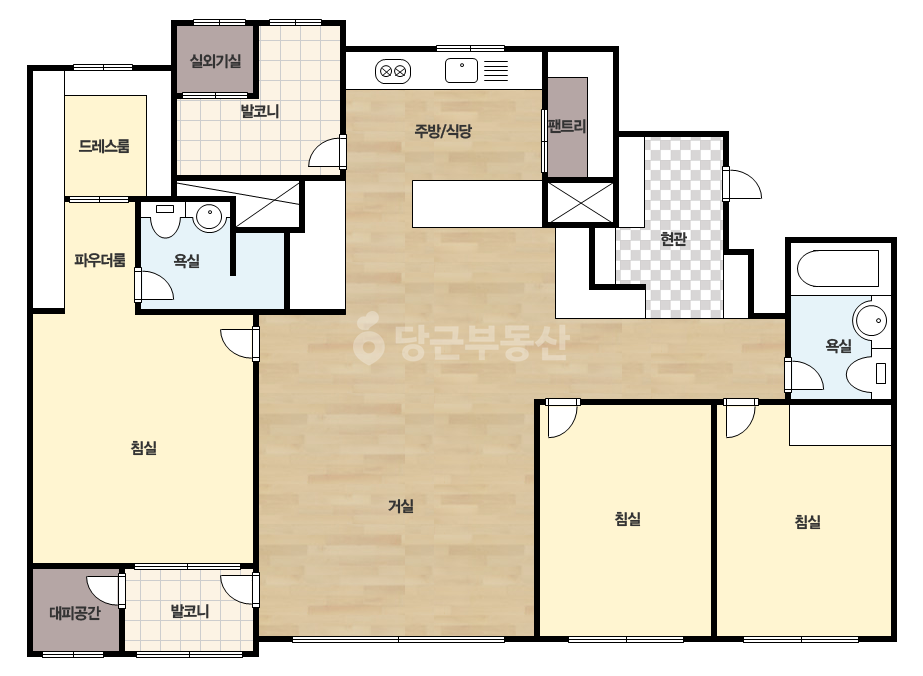 확장 평면도
