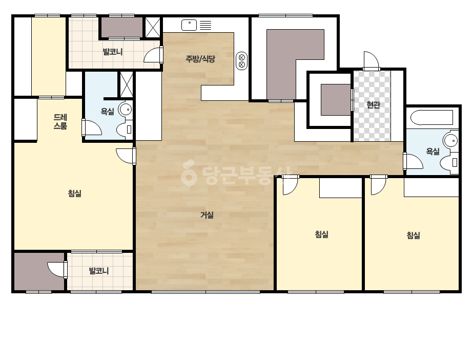 확장 평면도