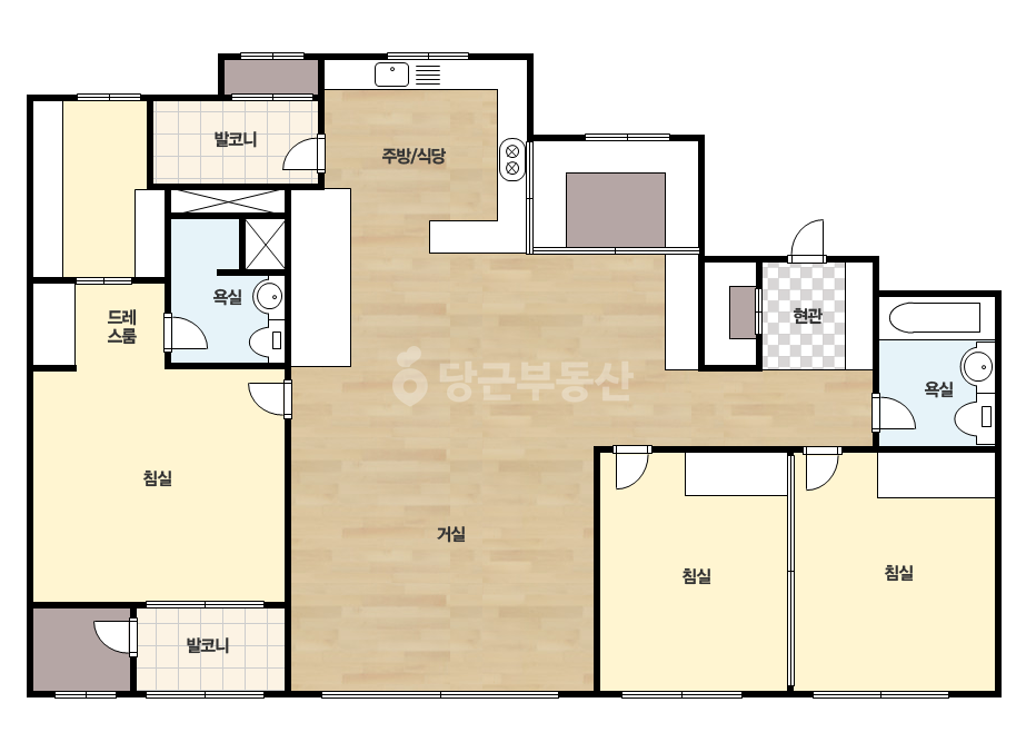 확장 평면도