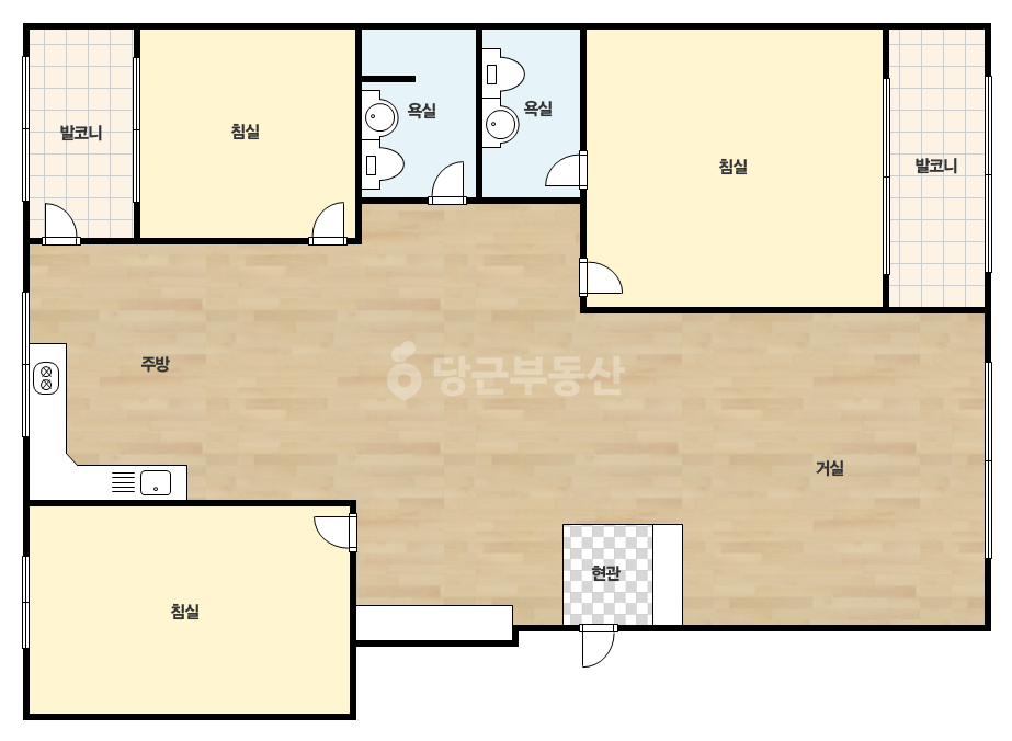 확장 평면도