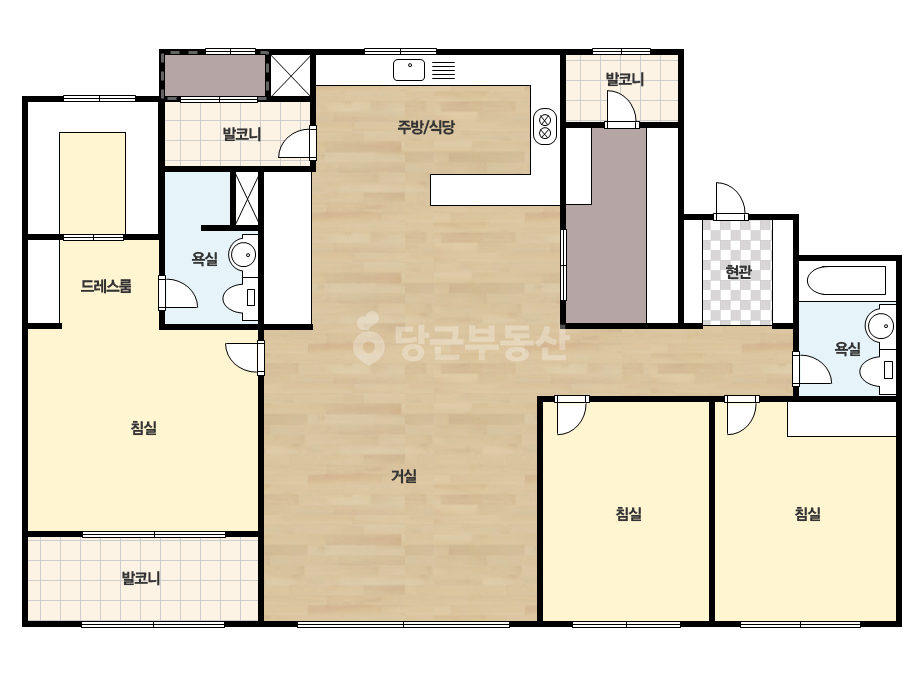 확장 평면도