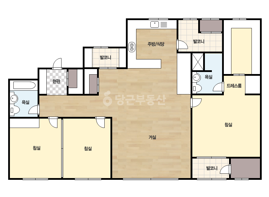 확장 평면도