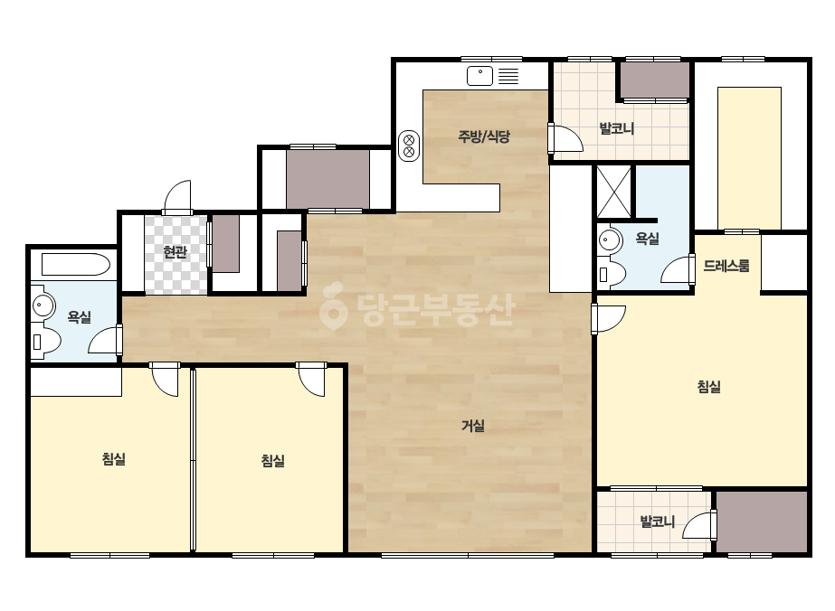 확장 평면도