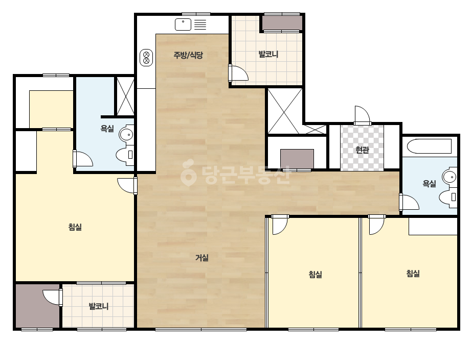 확장 평면도
