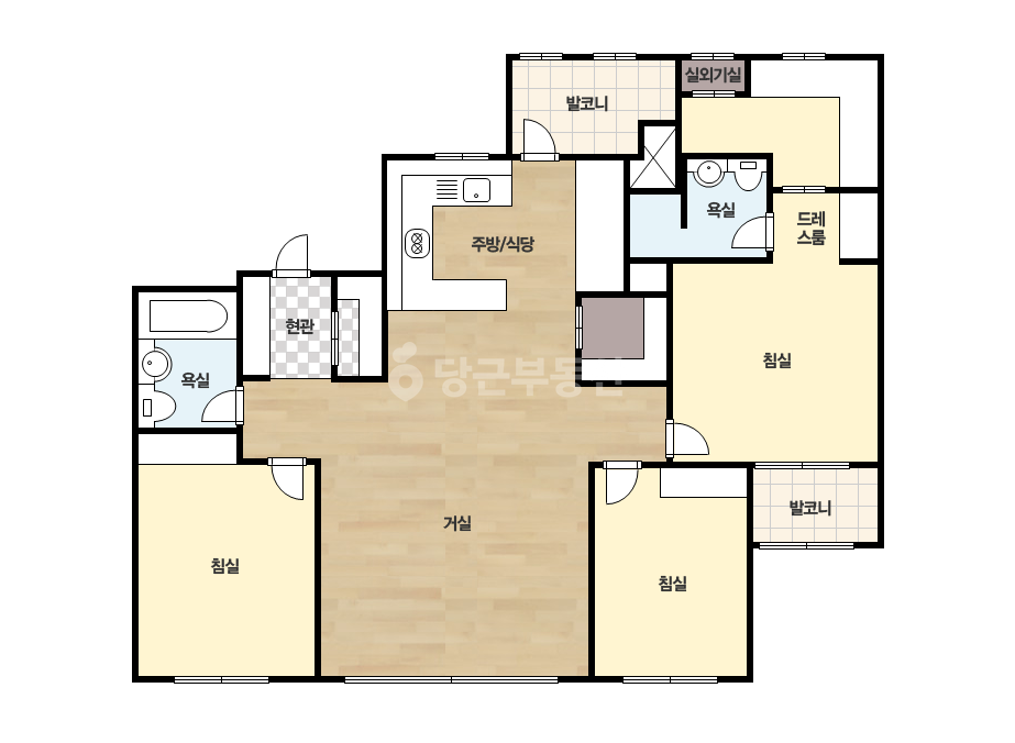 확장 평면도