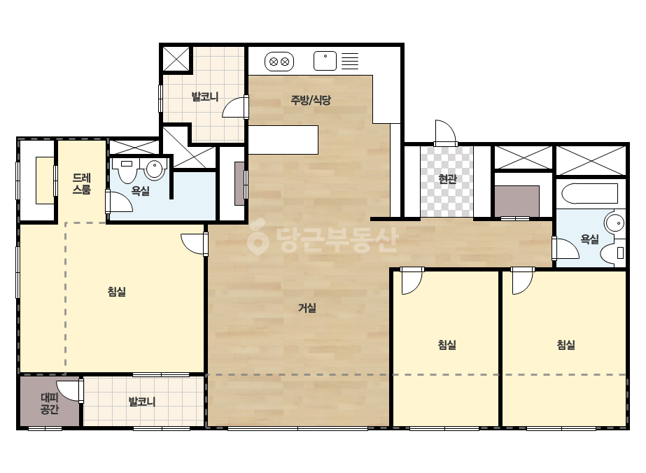 확장 평면도