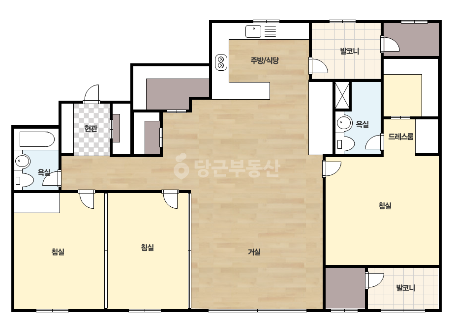 확장 평면도