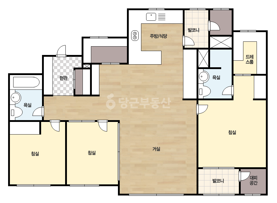 확장 평면도