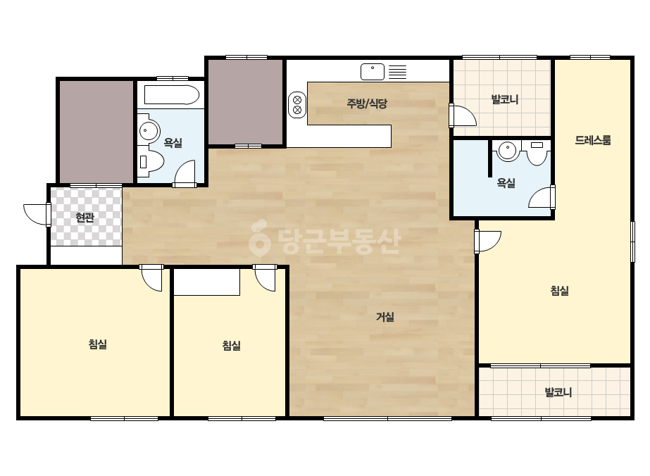 확장 평면도