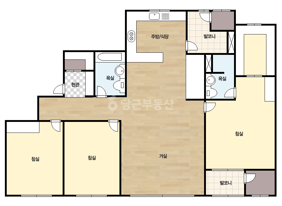 확장 평면도