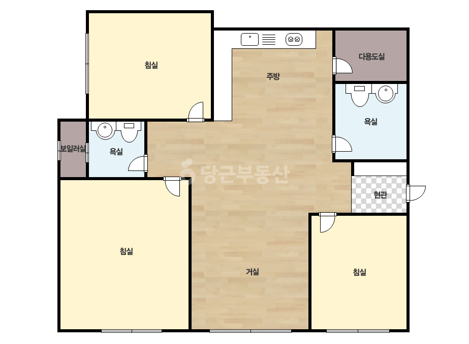 확장 평면도
