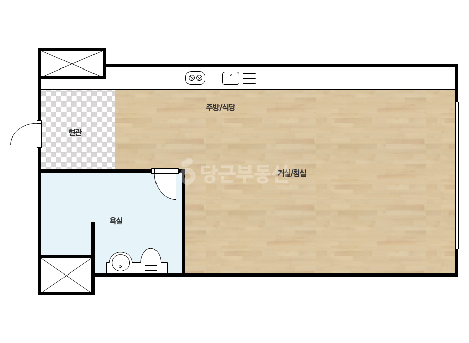 확장 평면도