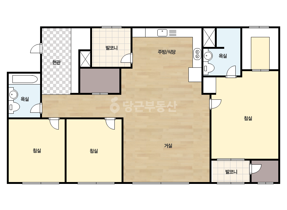 확장 평면도