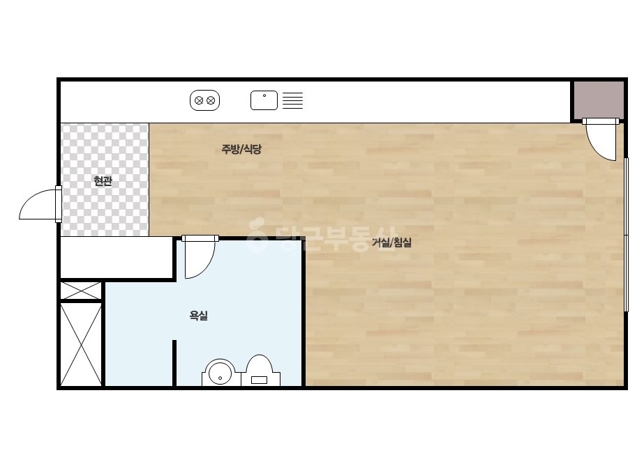 확장 평면도