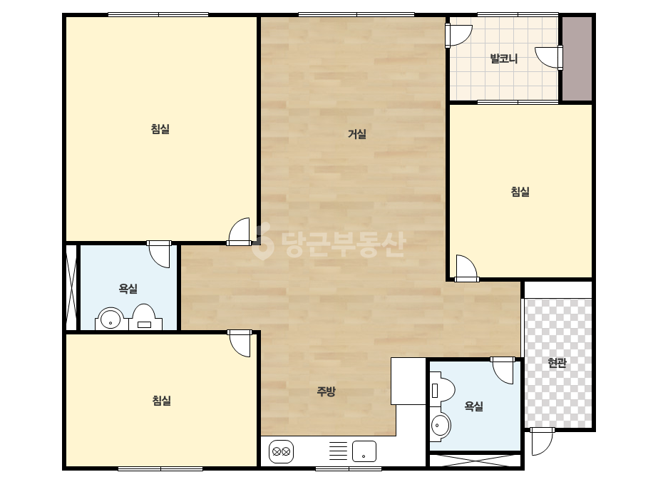 확장 평면도