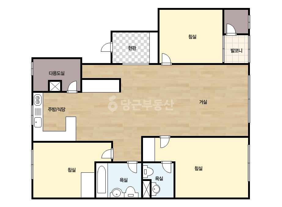 확장 평면도