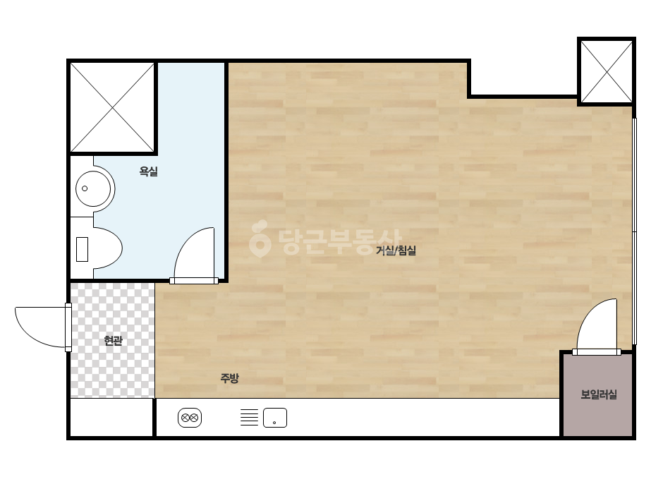 확장 평면도