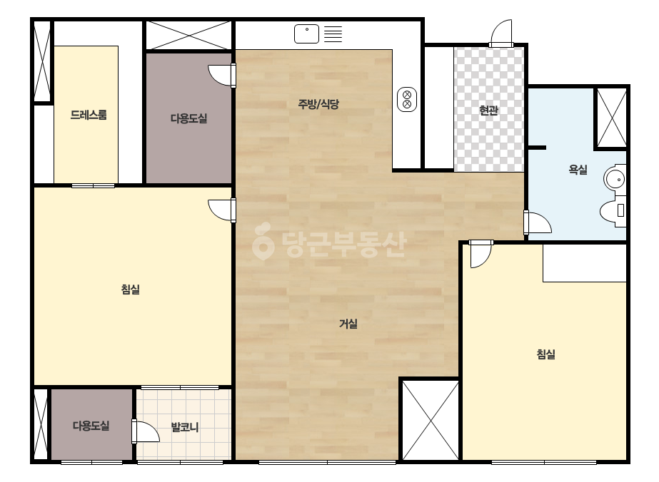 확장 평면도