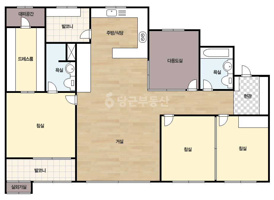 확장 평면도