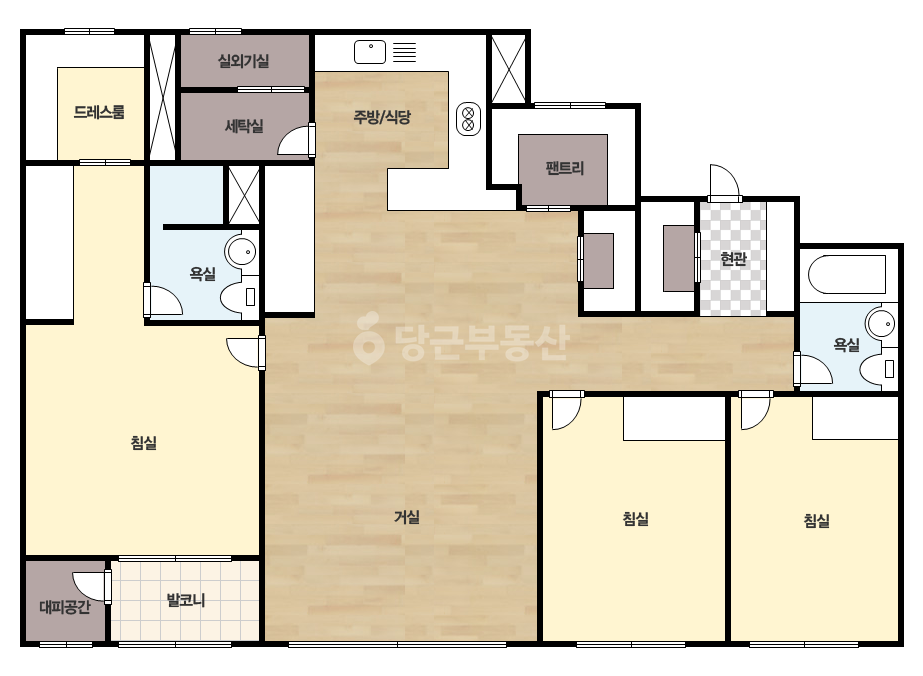 확장 평면도