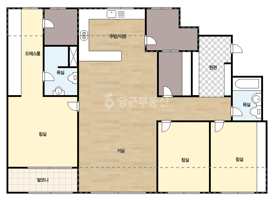 확장 평면도