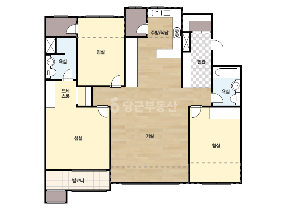 확장 평면도