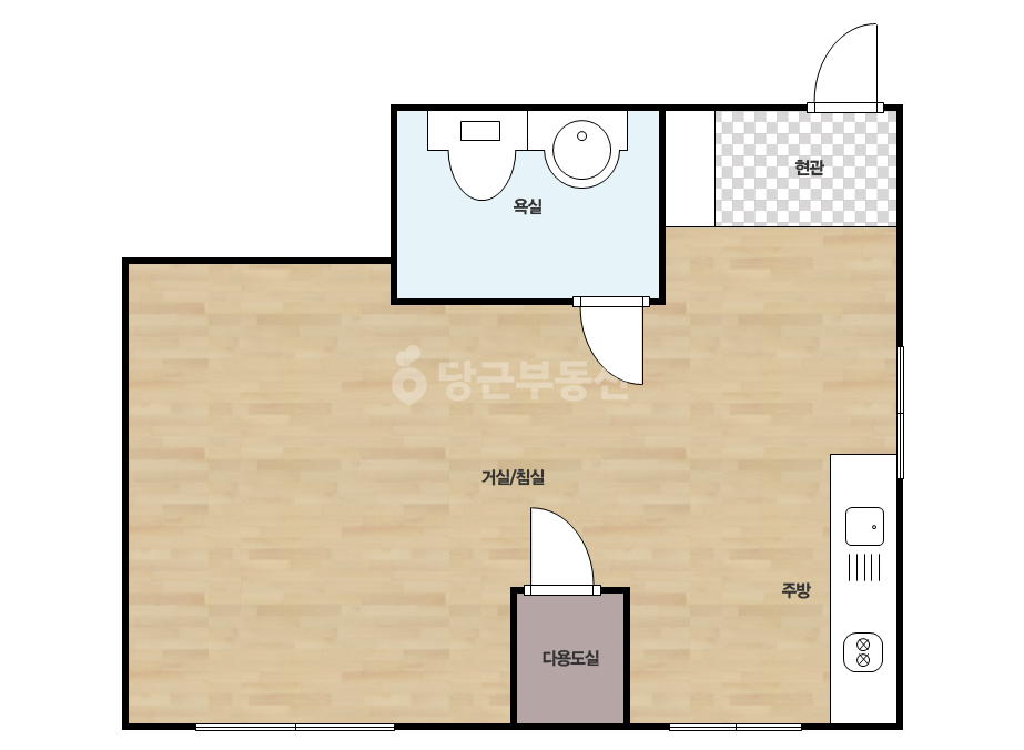 확장 평면도
