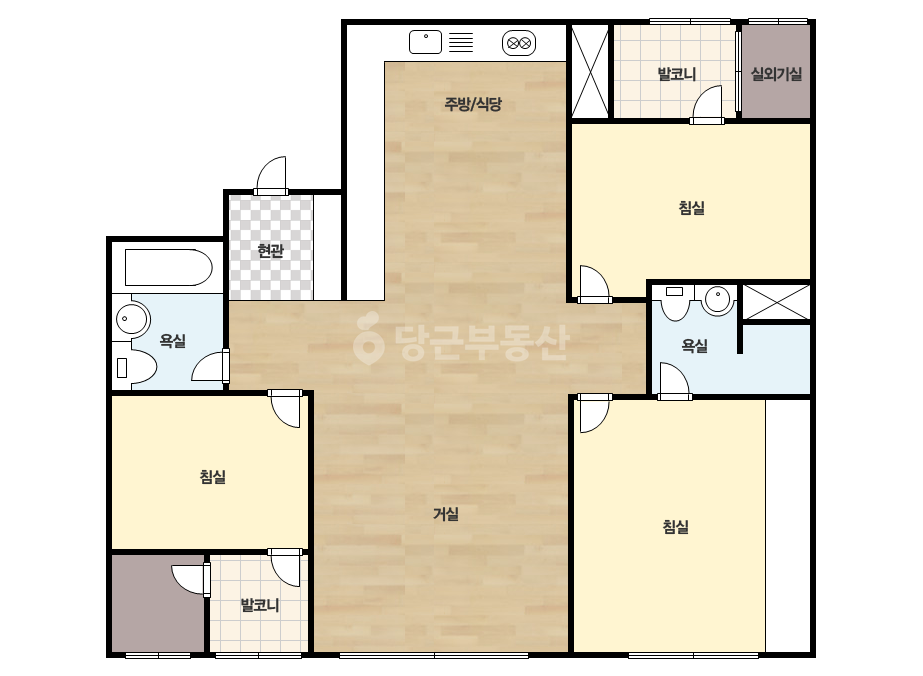 확장 평면도