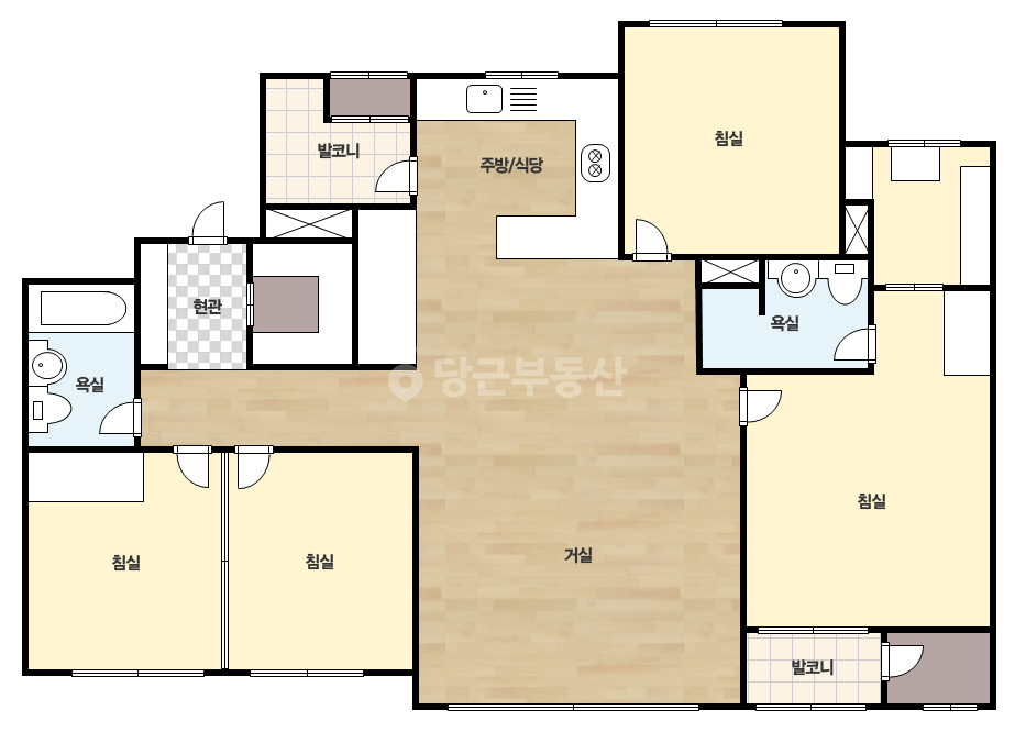 확장 평면도