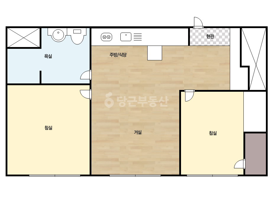 확장 평면도