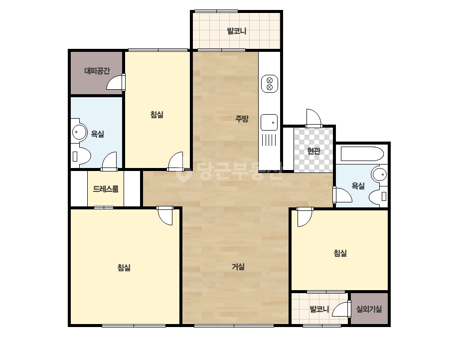 확장 평면도