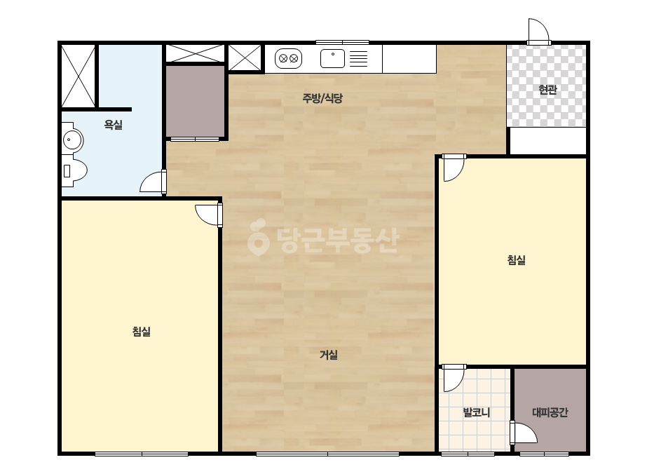 확장 평면도