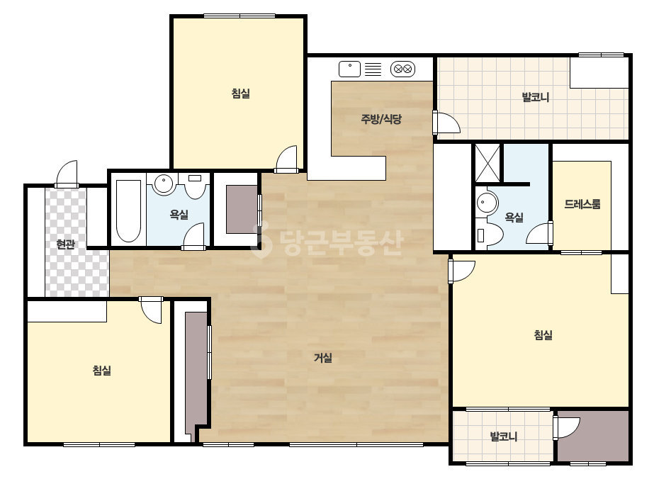 확장 평면도
