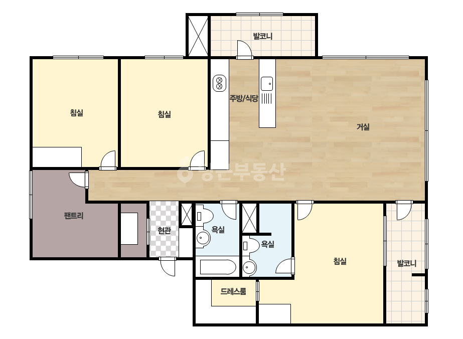 확장 평면도