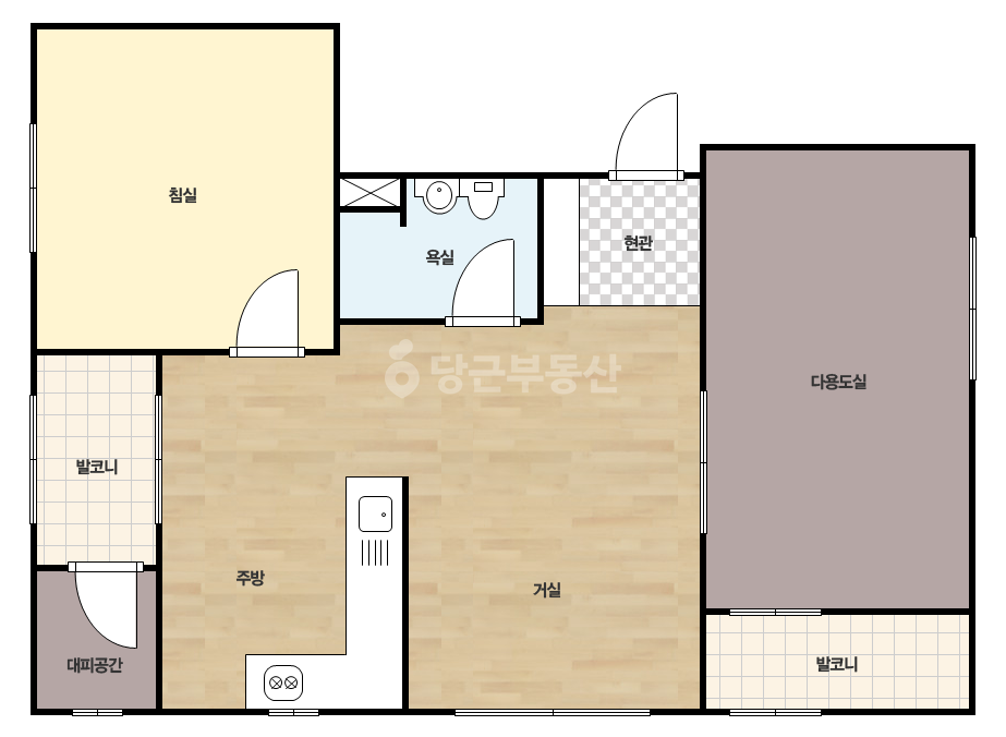 확장 평면도