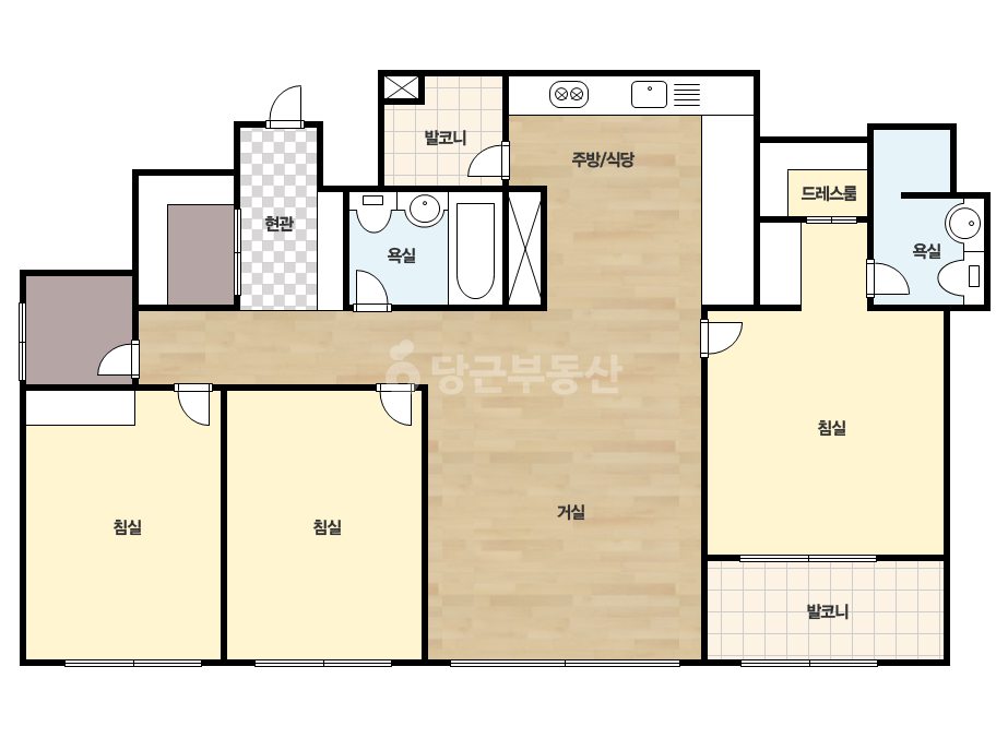 확장 평면도